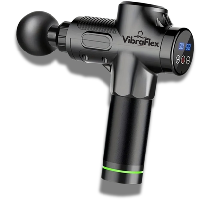 Pistolet de Massage VibraFlex™ – 30 Vitesses, 6h d’Autonomie & Massage Musculaire Pro